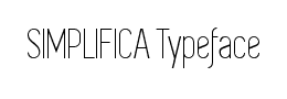 SIMPLIFICA Typeface