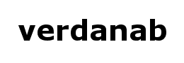 verdanab字体