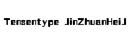 Tensentype JinZhuanHeiJ