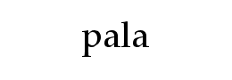 pala字体