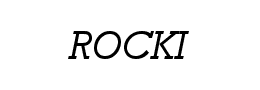 ROCKI字体
