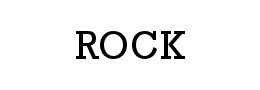 ROCK字体