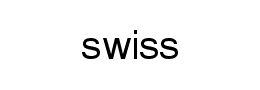 swiss字体