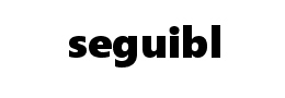 seguibl字体