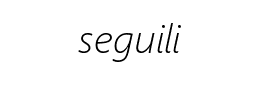 seguili字体