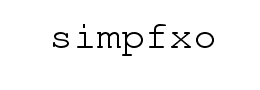 simpfxo字体