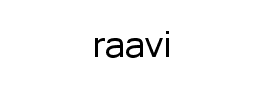 raavi字体