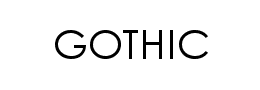 GOTHIC字体下载