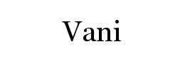 Vani字体