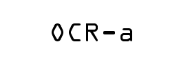 OCR-a