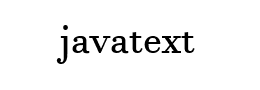 javatext字体