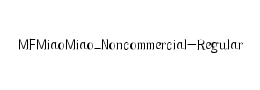 MFMiaoMiao_Noncommercial-Regular