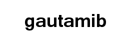 gautamib字体