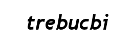 trebucbi字体