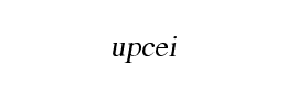 upcei字体
