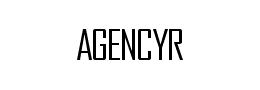 AGENCYR字体