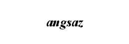 angsaz字体