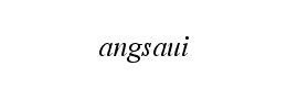 angsaui字体下载