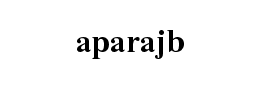 aparajb字体