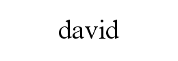 david字体下载