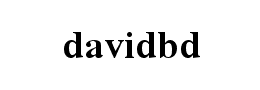 davidbd字体下载