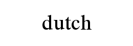 dutch