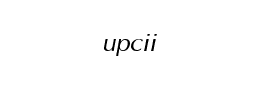 upcii字体