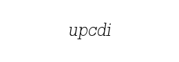 upcdi字体